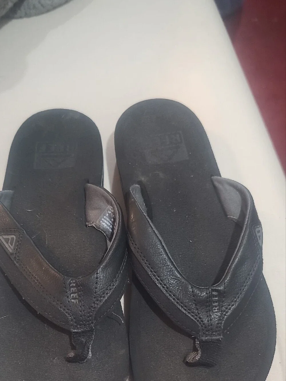 Reef Black Men's Foam Flip Flop Sandals